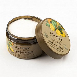 Шампунь-скраб для волос и кожи головы Ecolatier Green Здоровье & Красота Серия Organic Marula, 300 г