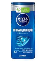 Гель для душа мужской Men 2в1 &quot;Пробуждающий&quot; для тела и волос с морскими минералами, 250 мл