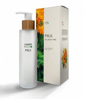 Eco milk MILK ECO - увлажняющее молочко для ухода за лицом. Деликатное средство имеет нежную текстуру и подходит для всех типов кожи. Его достоинством является натуральный состав, полностью лишенный п