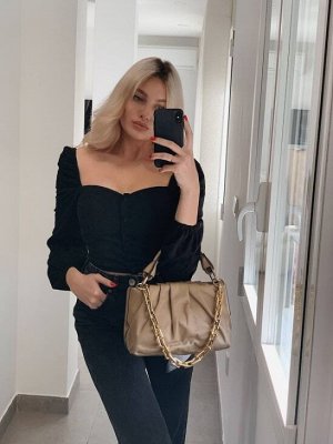 Сумка с цепочкой AB.Z · Pelle · 21-11 (860) beig