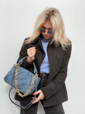 Сумка с цепочкой AB.Z · Pelle · 21-11 (860) azul