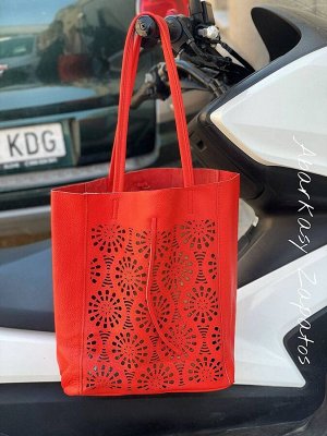 Сумка-шоппер PELLE 16/05 LÁSER FLOR CORAL