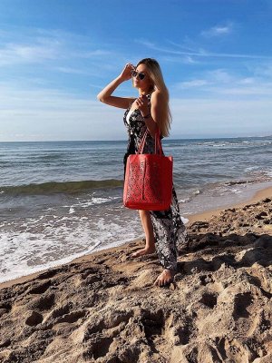 Сумка-шоппер PELLE 16/05 LÁSER FLOR CORAL