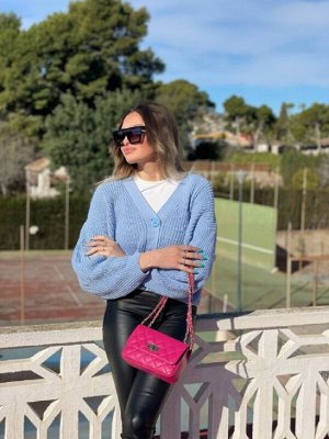 Сумка с цепочкой PELLE · COCO · (450) Fuxia