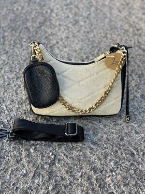 Сумка с цепочкой AB.Z · Pelle · 21-19 (370) BEIG