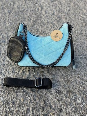 Сумка с цепочкой AB.Z · Pelle · 21-19 (370) CELESTE