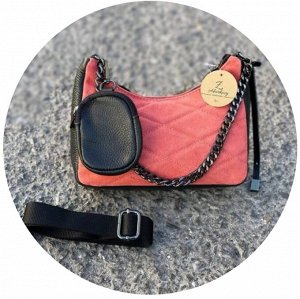 Сумка с цепочкой AB.Z · Pelle · 21-19 (370) CORAL
