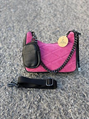 Сумка с цепочкой AB.Z · Pelle · 21-19 (370) FUXIA
