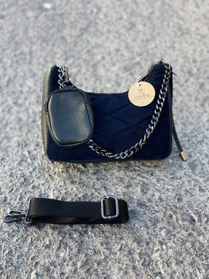Сумка с цепочкой AB.Z · Pelle · 21-19 (370) Marino