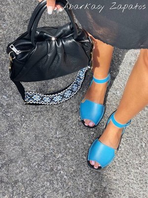 Дополнительные ремешки для абаркас AB. Zapatos correas (100) Azulon