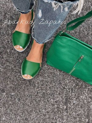 АБАРКАСЫ - ZAPATOS Босоножки-Абаркасы из натуральной кожи от AB.Zapatos · 3202 encina