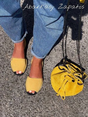 АБАРКАСЫ - ZAPATOS Абаркасы от испанского производителя Ab.Zapatos • 3106-8 • amarillo