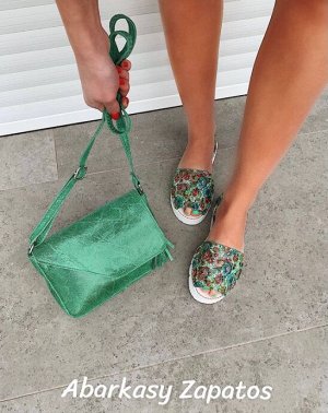 АБАРКАСЫ - ZAPATOS ZAPATOS · 2364-flores-verde - 9