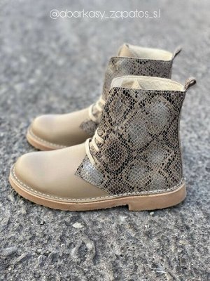 ДЕЗЕРТЫ Ab. Zapatos 27025 serpiente · BEIG