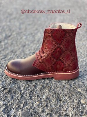 ДЕЗЕРТЫ Ab. Zapatos 27025 serpiente · BURDEOS