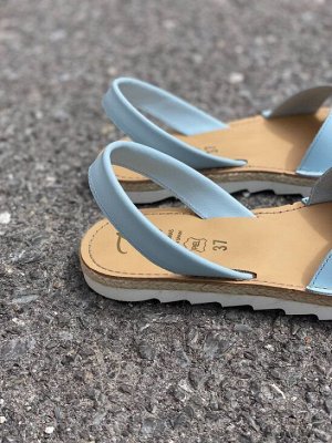 АБАРКАСЫ - ZAPATOS Босоножки от испанского производителья Ab.Zapatos Cruz-Yute celeste