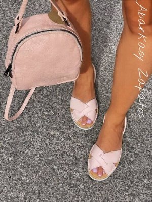АБАРКАСЫ - ZAPATOS Босоножки от испанского производителья Ab.Zapatos Cruz-Yute rosa