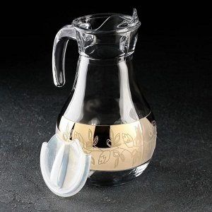 Набор питьевой с гравировкой и напылением «Мия», 7 предметов: кувшин 1000 мл, 6 стаканов 230 мл