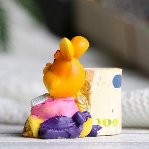 Подставка для зубочисток "Заяц очаровашка" 6см МИКС