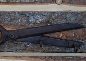 Вешалка Ножницы металл 29,5 х 12,5 см