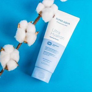 Missha/Super Aqua Ultra Hyalon Cleansing Foam/Увлажняющая пенка с гиалуроновым комплексом