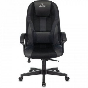 Кресло компьютерное ZOMBIE-9/BLACK, подушка, экокожа/ткань, черное, 1583706