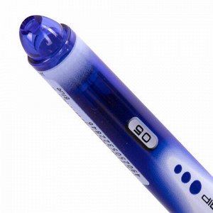Ручка-роллер с грипом PILOT "V-Ball Grip", СИНЯЯ, корпус с печатью, узел 0,5 мм, линия письма 0,3 мм, BLN-VBG-5