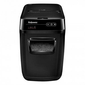 Уничтожитель (шредер) FELLOWES AUTOMAX 200C, 4 уровень секретности, фрагменты 4х38 мм, 200 листов, корзина 32 литра, FS-465, FS-46536