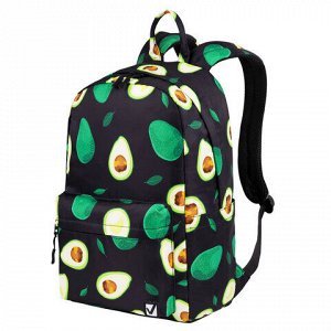 Рюкзак BRAUBERG DREAM универсальный с карманом для ноутбука, эргономичный, "Avocado", 42х26х14 см, 270769