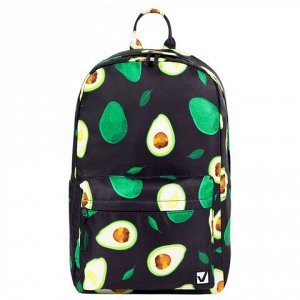 Рюкзак BRAUBERG DREAM универсальный с карманом для ноутбука, эргономичный, &quot;Avocado&quot;, 42х26х14 см, 270769