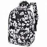Рюкзак BRAUBERG POSITIVE универсальный, потайной карман, &quot;Pandas&quot;, 42х28х14 см, 270781