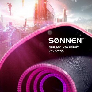 Коврик для мыши и клавиатуры игровой с подсветкой (RGB) SONNEN "CHAMELEON", 800x300х4 мм, 513614