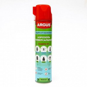 Аэрозоль от всех видов насекомых Argus MAX, дихлофос, без запаха, 600 мл
