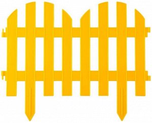 Забор декоративный № 4 (желтый)