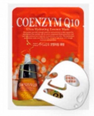 Ekel Маска тканевая для лица с коэнзим Q10 Mask Coenzym Q10 Ultra Hydrating Essense, 25 мл
