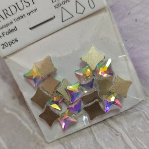Камни для дизайна с элементом Swarovski  (CRYSTAL LIZERD) 20 шт