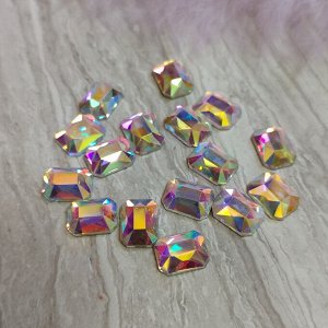 Камни для дизайна с элементом Swarovski  (CRYSTAL LIZERD) 20 шт