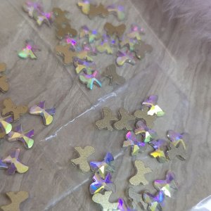 Камни для дизайна с элементом Swarovski  (CRYSTAL LIZERD) 20 шт