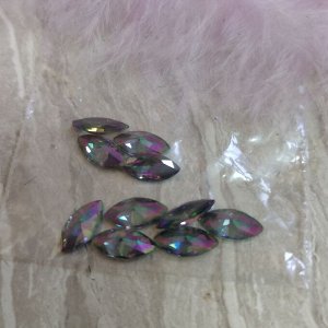 Камни для дизайна с элементом Swarovski  (CRYSTAL LIZERD) 20 шт
