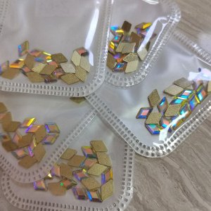 Камни для дизайна с элементом Swarovski  (CRYSTAL LIZERD) 20 шт