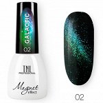 Гель-лак TNL кошачий глаз Galactic №02 &quot;Изумрудная вспышка&quot; (7 мл)