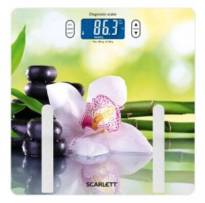 Весы напольные SCARLETT SC-BS33ED10 SPA орхидея