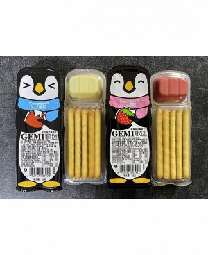 Печенье палочки с кремом пингвин 28гр 1 штука