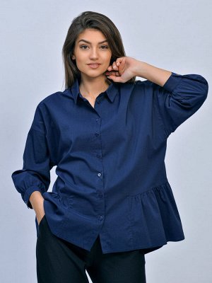 2-11-036-1 блузка "Мерилин" синий