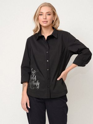 1-10-009-6 блузка "Роза" чёрный