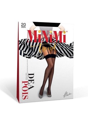 MINIMI DEA POIS 20 чулки женские, фантазийные, под пояс, в горошек.