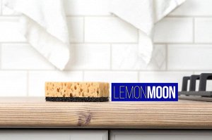 "Lemon Moon" Набор губок для посуды 4шт. 9,6х6,4х3,3см L103