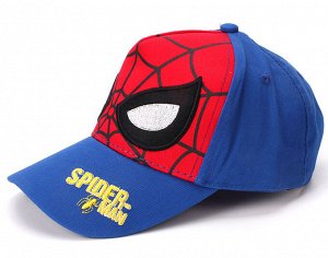 Детская кепка, принт "Человек-паук", цвет синий/красный