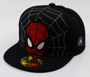 Детская кепка, принт "человек паук", цвет черный