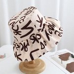 Женская летняя шляпа, принт &quot;Буквы&quot;